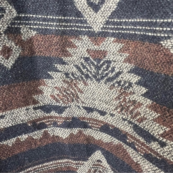 SHYANNE WESTERN BLANKET DARK BROWN QUILTED OILSKIN JACKET SIZE LARGE EUC - Picture 9 of 12